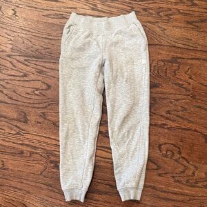 The North Face Light Gray Girls Jogger Sweatpants size S (7/8)